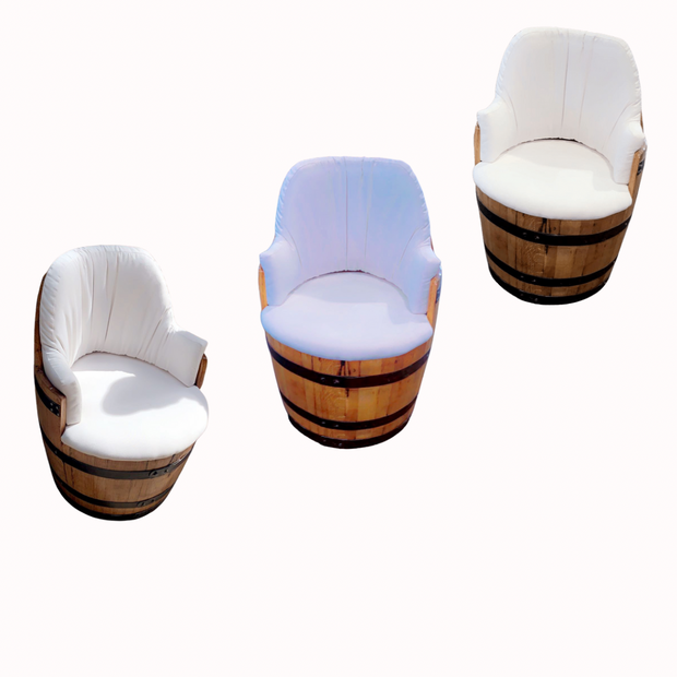 SunProof Upholstered Barrel Chair